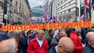 Tommy Robinson March in London  View from the thick of it  2024 [upl. by Seugirdor]