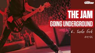 Guitar Lesson The Jam Going Underground  Part Six  Solo Lick TG217 [upl. by Ahsitneuq]