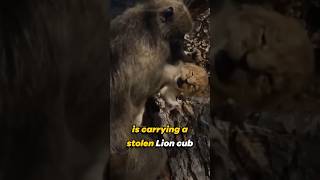 Baboons Stealing Lion Cubs [upl. by Burton187]