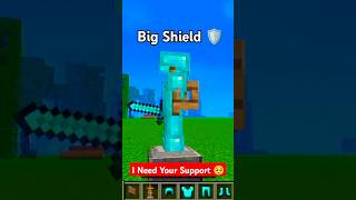 Minecraft Big Shield 🛡️ Hacks 😱 in Minecraft shorts minecraft trending viralshort [upl. by Allez]