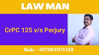 Divorce Case MalayalamFalse CrPC 125 നു എതിരെ CrPC 340 Perjury ഉപയോഗിച്ച് പ്രതിരോധിക്കാമോ [upl. by Leirea]