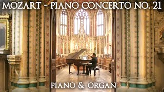 MOZART  PIANO CONCERTO NO 21 quotELVIRA MADIGANquot ANDANTE ORGAN amp PIANO  SCOTT BROTHERS DUO [upl. by Watters]