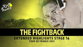 Highlights  Stage 16  TDF2022 [upl. by Marian]