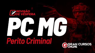 Revisão de Véspera PC MG  Perito Criminal [upl. by Koppel]