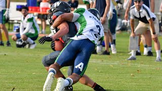 Myles Christian GFL 1 Straubing Spiders 20242025 Highlights [upl. by Aicekat138]