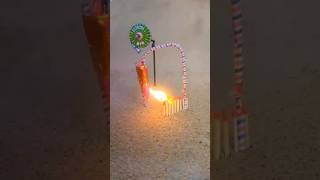 DIWALI Crackers Go BOOM in This Amazing Rocket Experimentcrakerstesting crackers experiment [upl. by Nie]