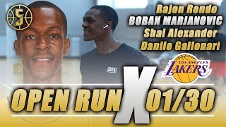 Rajon Rondo  NBA Open Run [upl. by Ronnie]