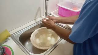 Cooking Cassava Root crops [upl. by Cutlip741]