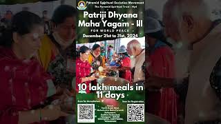 Support Patriji Dhyan Mahayagam  PSSMs Largest Meditation Meet kadthal patriji [upl. by Annayrb837]