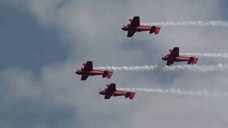 MEETING AERIEN AIRSHOW TOULOUSE FRANCAZAL 2018 Patrouille Maroc MARCHE VERTE [upl. by Euqinoj316]