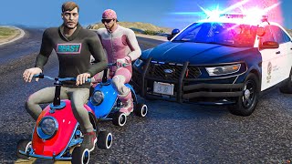 Robbing Banks with MrBeast in GTA 5 [upl. by Annala897]