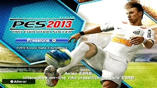 PES 2013 no NINTENDO WII  Gameplay Wii [upl. by Gnek906]