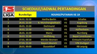 Hasil Liga Jerman Schalke VS Wolfsburg amp Klasemen Bundesliga Jerman 21 Januari 2019 [upl. by Eigriv]