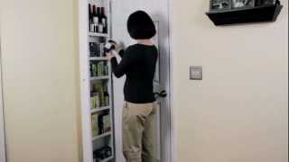 Concealable Door Storage Cabinets [upl. by Eornom964]