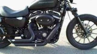 Iron 883 harley davidson blacked out w vance and hines [upl. by Tuneberg189]