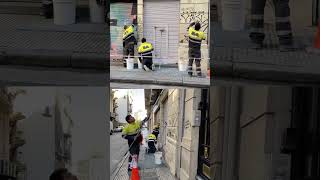 Restauramos y pintamos las fachadas vandalizadas de edificios del Microcentro [upl. by Frerichs510]