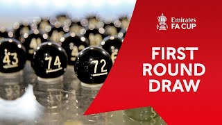 First Round Draw  Emirates FA Cup 202425 [upl. by Gorman]