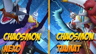 Chaosmon Tiamat and Chaosmon Nexo Digimon Cyber Sleuth Mods [upl. by Ealasaid237]