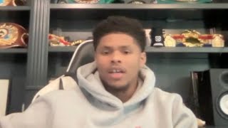 SHAKUR STEVENSON RESPONDS TO GERVONTA DAVIS quot67 FIGHT DEALYOURE IN THERE LITTLE BROquot CHALLENGE [upl. by Bryana]