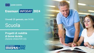 Infoday sui Progetti di Mobilità di breve durata per la scuola KA122 [upl. by Noned623]