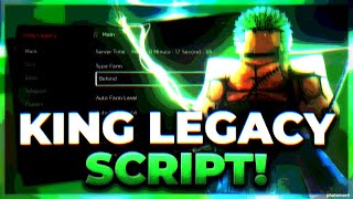 KING LEGACY SCRIPT  PASTEBIN amp NO KEY  UPDATE 2024  AUTO FARM  SEA KING amp RAID  AUTO GHOST SHIP [upl. by Chatwin]