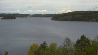 SlowTV Live Stream Relaxing window view over Lake Mälaren Stockholm Sweden 🌅🚤 [upl. by Aivlys]