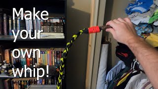 DIY Paracord Whip tutorial [upl. by Braynard]