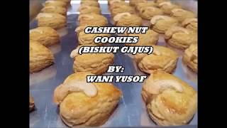 Cashew Nut Cookies Biskut Gajus [upl. by Elrae]