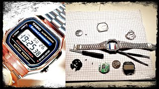 🔴 Casio retro Uhr Batterie leer oder kaputt 😫 [upl. by Innad297]