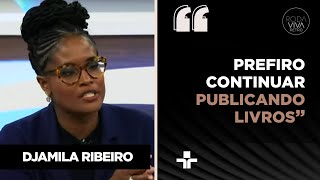 Djamila Ribeiro revela se tem projetos para candidatura na política [upl. by Slosberg703]