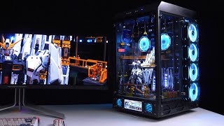 「BRO」4K Water Cooled PC Build Thermaltake Tower 900 Gundam GarageThe 🌏 only Tower900高达格纳库主题pcbuild [upl. by Roxy]