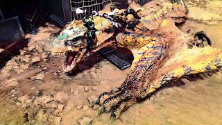 Hunting Horn Vs Tigrex Monster Hunter World Iceborne [upl. by Poulter]