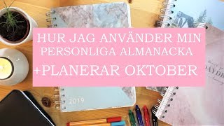 Visar min personliga almanacka  planerar oktober [upl. by Euqinotna]