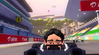 F1 RACE STARS  India DLC Track Fly Through [upl. by Natam]