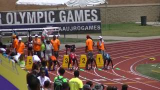 14yr Marcellus Moore 1081s 100m NATIONAL RECORD AAU Junior Olympics 2016 [upl. by Gally]