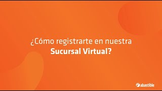 Cómo registrarte en Sucursal Virtual Abastible [upl. by Daniel]