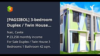 PAGSIBOL 3bedroom Duplex  Twin House For Sale in Naic Cavite [upl. by Airyk]