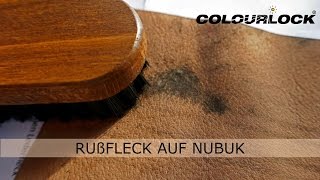 FLECKEN AUF LEDER  NUBUK Anleitung  COLOURLOCK [upl. by Airbas]