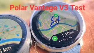 Polar Vantage V3 InDepth Test Review NAVIGATING [upl. by Cinimod]