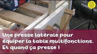 Une presse latérale pour la table multifonctions [upl. by Wayolle61]