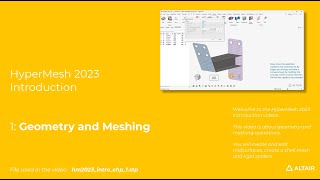 1  Geometry and Meshing [upl. by Carnes209]