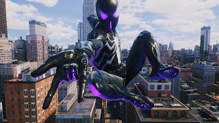 symbiote suit marvels spiderman 2 gameplay part 4 [upl. by Calloway362]