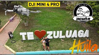 PARQUE CENTRAL DE ZULUAGA COLOMBIA 4K HUILA MIRADAS DESDE EL DRON dji [upl. by Aneek379]