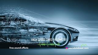 High Speed Cars Passing By Sound Effect royaltyfree  link to free download in description ⬇️ [upl. by Joyann]