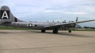 B29 Superfortress quotFIFIquot at Dupage County Airport [upl. by Eladnek]