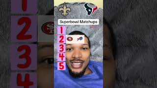 Ranking NFL Super Bowl Matchups🏈 [upl. by Ingunna]