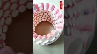 paper cup lantern DIY for festival 💫 shorts diy craft youtubeshorts viral trending ashortaday [upl. by Maurizia586]