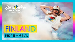 Windows95man  No Rules LIVE  Finland  First SemiFinal  Eurovision 2024 [upl. by Hpeseoj567]