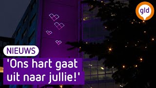 Rijnstate kleurt voor zorgtoppers Ons hart gaat uit naar jullie [upl. by Ilanos731]