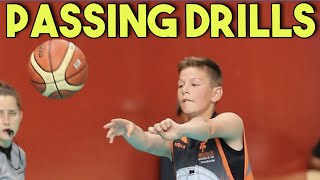 3 Player Passing Basketball Drills [upl. by Felicidad]